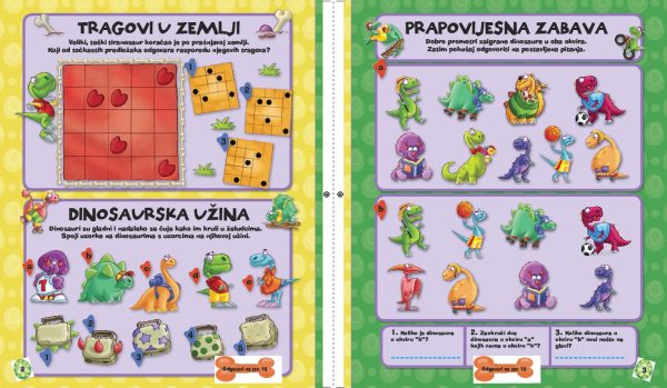 PRAPOVIJESNI DINOSAURI - aktivnosti s naljepn. - Slika 2